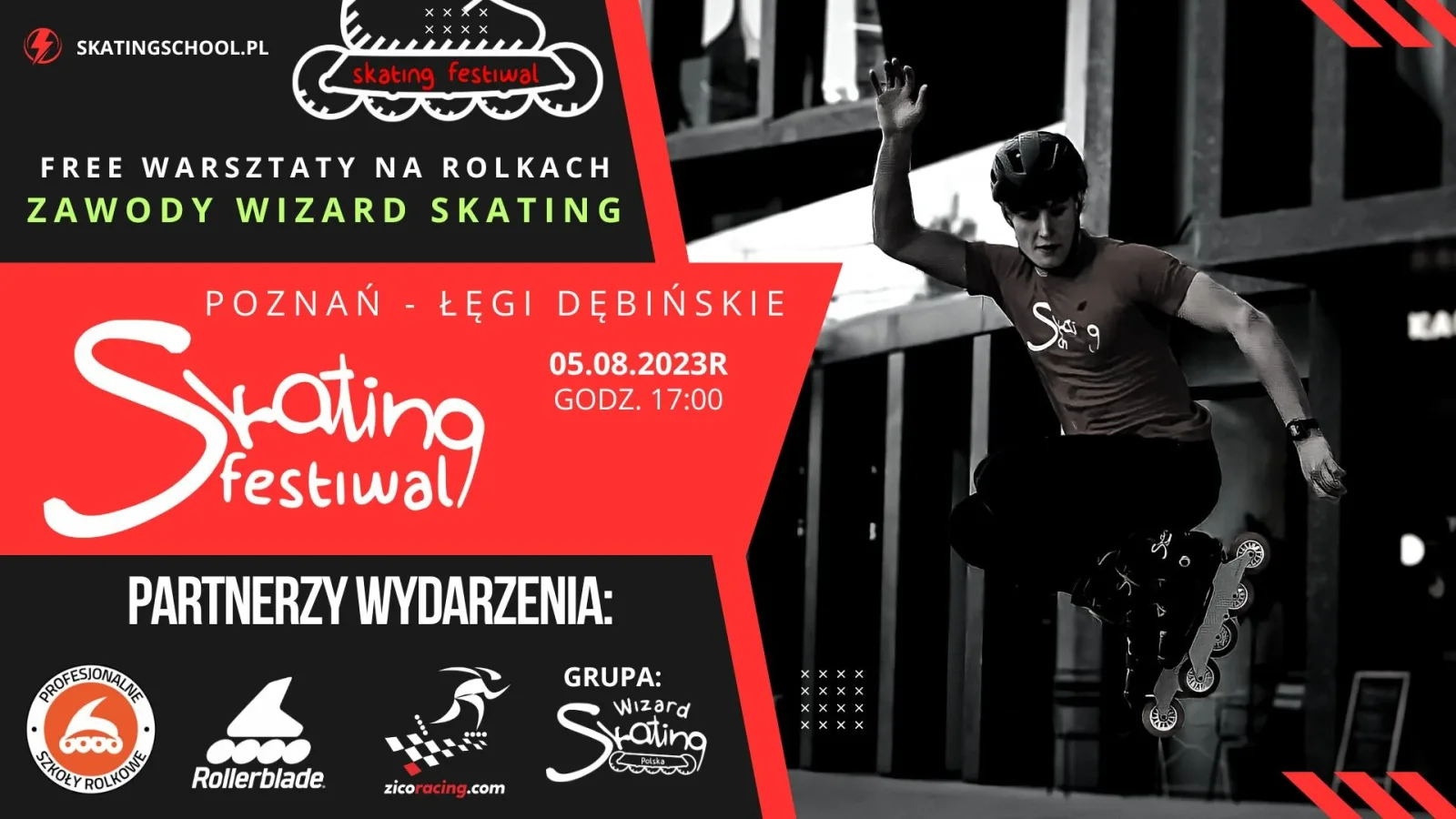 Skating Festiwal Poznań 2023 - pierwsze w Polsce zawody Wizard Skating