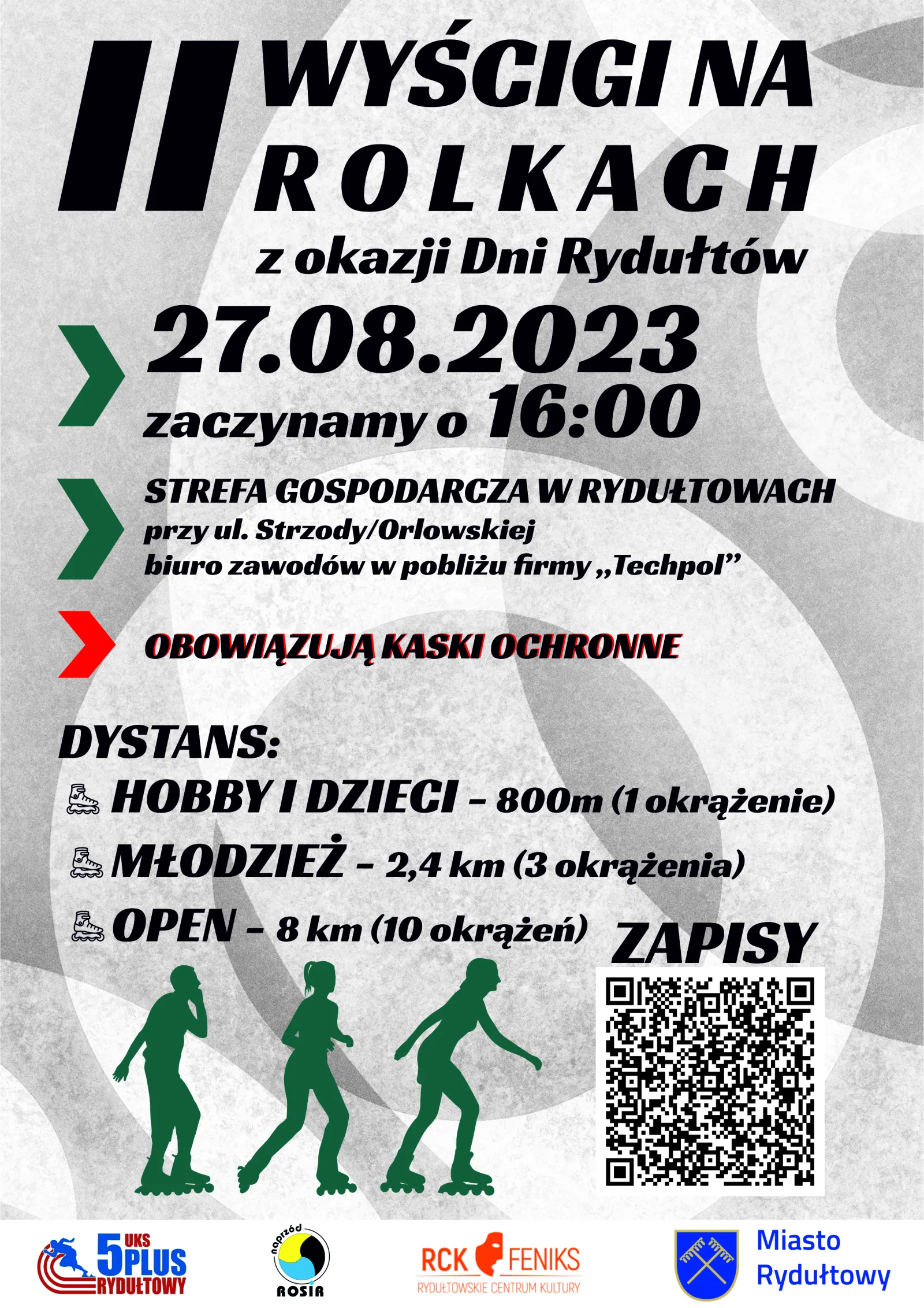 II Wyścig na Rolkach z okazji Dni Rydułtów!