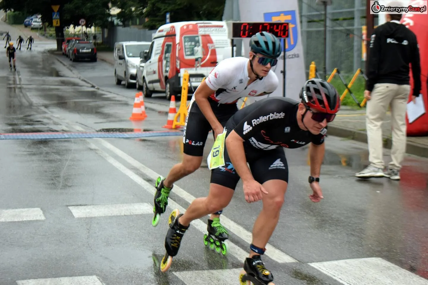 Paweł Ciężki - finisz maratonu