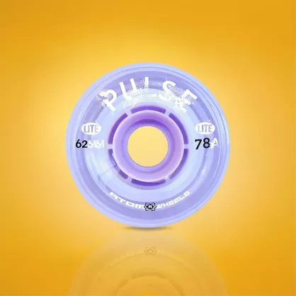 Kółka do wrotek Atom Pulse Lite 62x33/78a fioletowe (4 szt.)