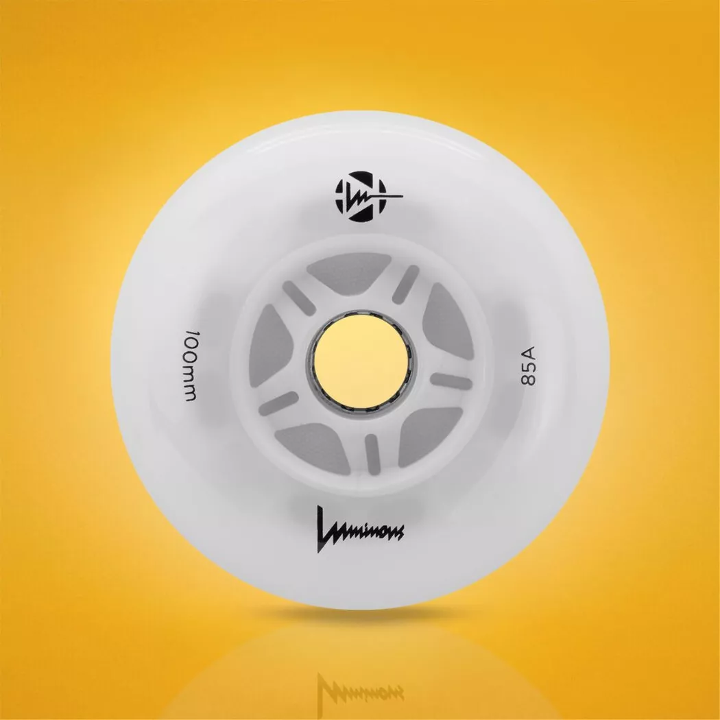 Świecące kółka Luminous LED 100mm/85a białe (3szt.)