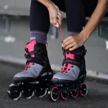Rolki Rollerblade Macroblade 90 W szaro-różowe