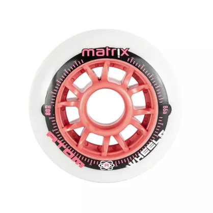 Kółka Atom Wheels Matrix 80mm 86A różowe