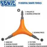 Klucz do rolek Sonic Sports Pro Tool pomarańczowy - 2