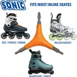 Klucz do rolek Sonic Sports Pro Tool pomarańczowy - 5