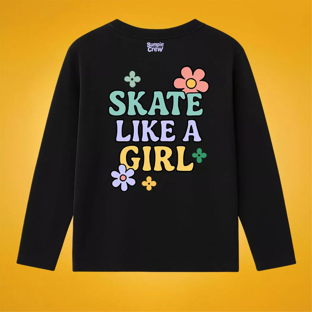Bluza Longsleeve Bumpie Crew Skate like a girl