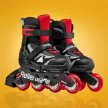 Rolki dziecięce Rollerblade Microblade czarno-czerwone