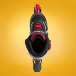 Rolki dziecięce Rollerblade Microblade czarno-czerwone