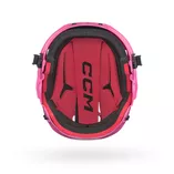Kask hokejowy CCM Tacks 70 Combo Junior różowy