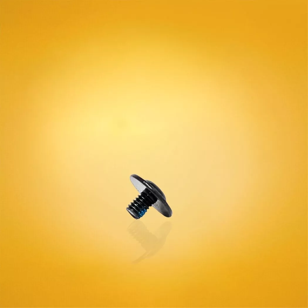 Sruba dolnej klamry z wbudowaną podkładką FR Spin Middle Strap Screw czarna