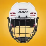 Kask hokejowy CCM Tacks 70 Combo Senior biały
