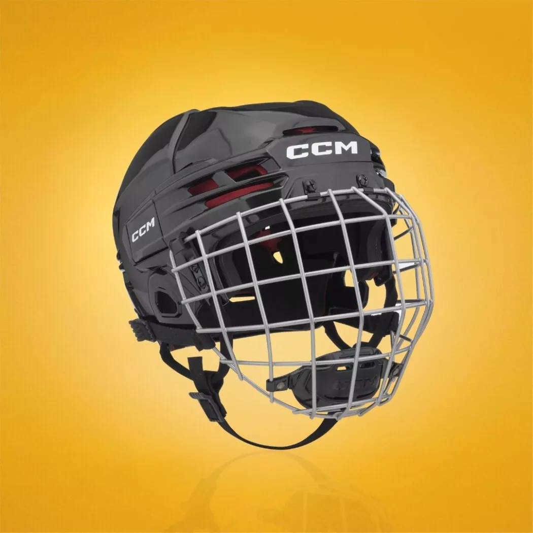 Kask hokejowy CCM Tacks 70 Combo Senior czarny