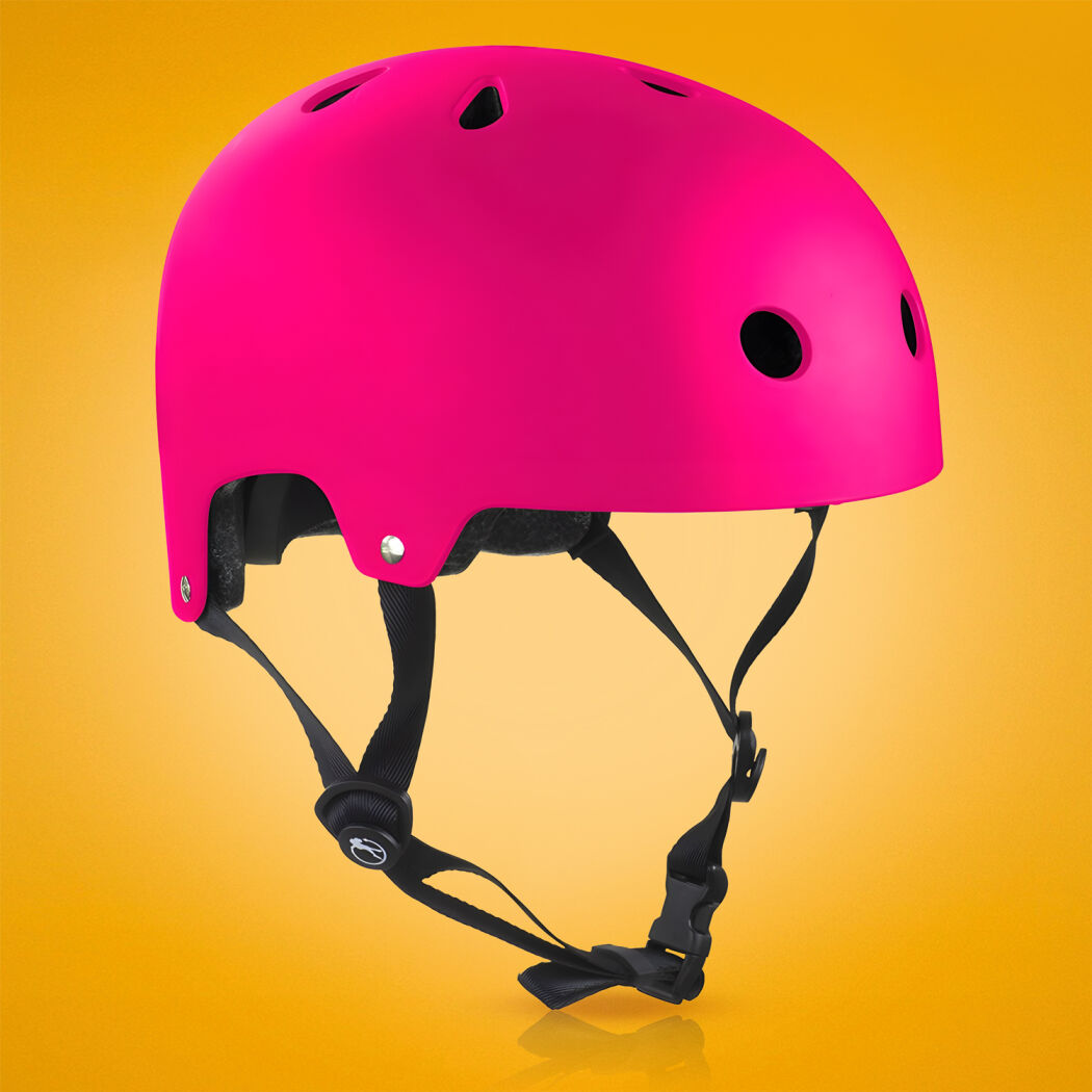 Kask na rolki SFR Essentials Fluo różowy matowy