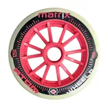 Kółka Atom Wheels Matrix 125mm 86A czerwone (6szt)