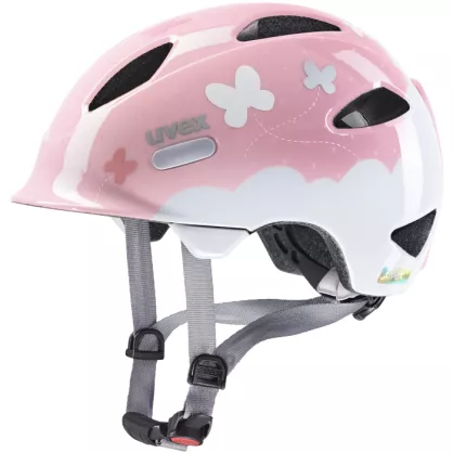 Kask dziecięcy Uvex Oyo Style różowy / motylki (Butterfly Pink)