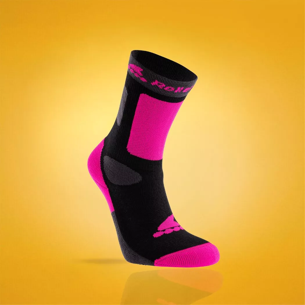 Skarpety Dziecięce Rollerblade Kids Socks czarno-różowe