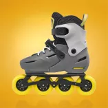 Rolki dziecięce Rollerblade Apex szaro-żółte