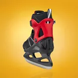 Łyżwy dziecięce regulowane Bladerunner Micro XT Ice czarno-czerwone