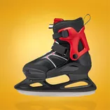 Łyżwy dziecięce regulowane Bladerunner Micro XT Ice czarno-czerwone