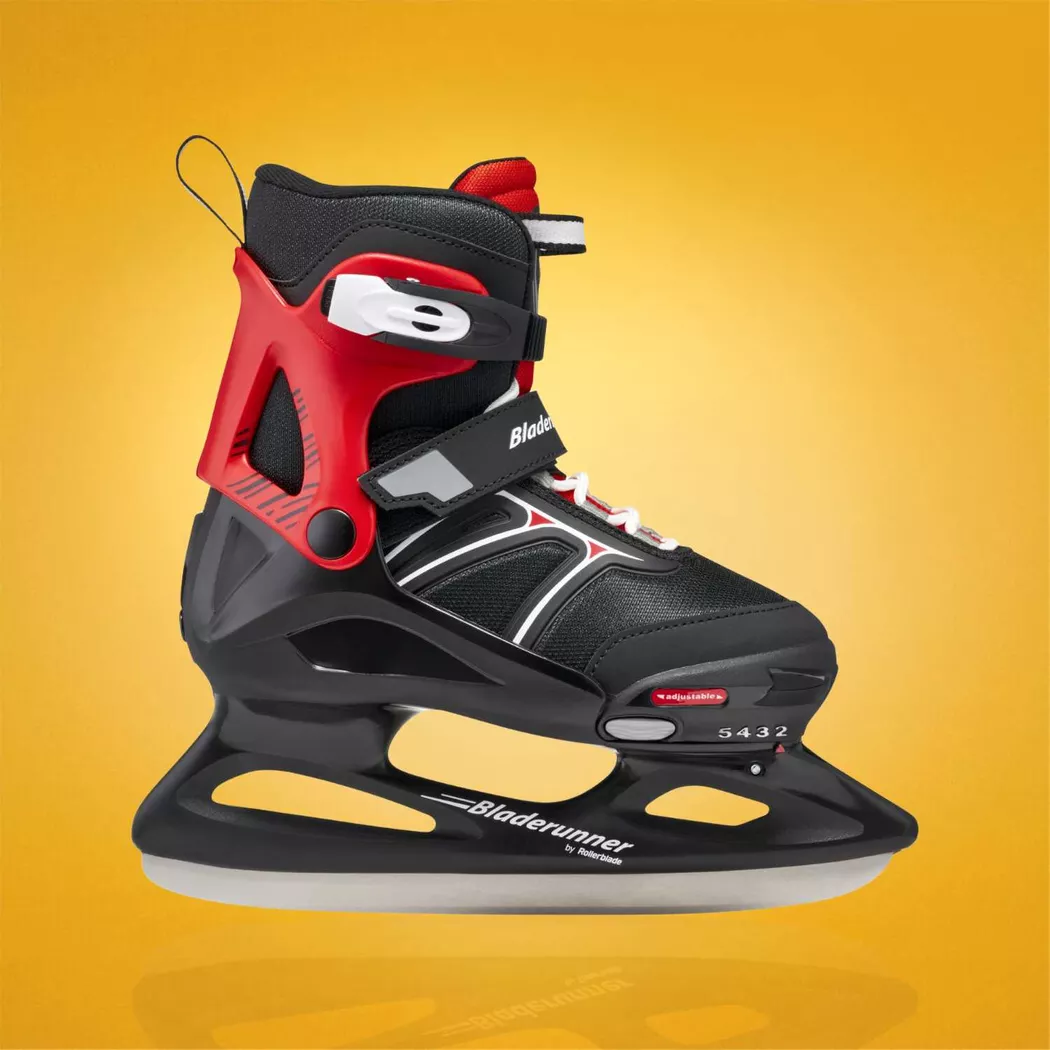 Łyżwy dziecięce regulowane Bladerunner Micro XT Ice czarno-czerwone