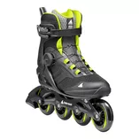 Rolki Rollerblade Macroblade 84 Boa czarno-limonkowe
