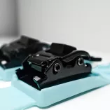 Zestaw dolnych klamer FR Double Strap jasno-niebieski ze śrubami L+P