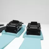 Zestaw dolnych klamer FR Double Strap jasno-niebieski ze śrubami L+P