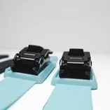 Zestaw dolnych klamer FR Double Strap jasno-niebieski ze śrubami L+P