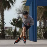 Rolki Rollerblade Maxxum Edge 90 pomarańczowo-granatowe