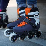 Rolki Rollerblade Maxxum Edge 90 pomarańczowo-granatowe