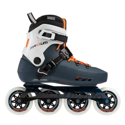 Rolki Rollerblade Maxxum Edge 90 pomarańczowo-granatowe