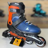 Rolki Rollerblade Microblade granatowo-pomarańczowe - 10