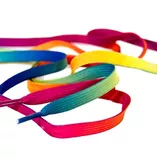 Sznurówki do wrotek Rio Roller tęczowe 155cm - 3