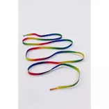 Sznurówki do wrotek Rio Roller tęczowe 155cm - 4