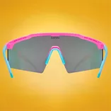 Okulary przeciwsłoneczne UVEX Flowline Pink Matt / Mirror Blue
