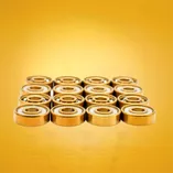 Łożyska stalowe złote Stelior do rolek (16 szt.)