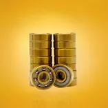 Łożyska stalowe złote Stelior do rolek (16 szt.)