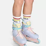 Skarpetki Impala Stripe Sock białe (3 pak)