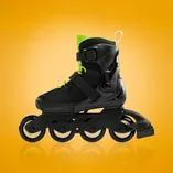 Rolki Rollerblade Microblade czarno-zielone - 6