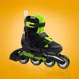 Rolki Rollerblade Microblade czarno-zielone - 4