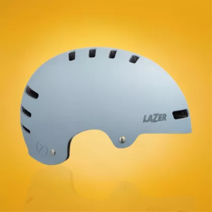 Kask Lazer One+ błękitny mat
