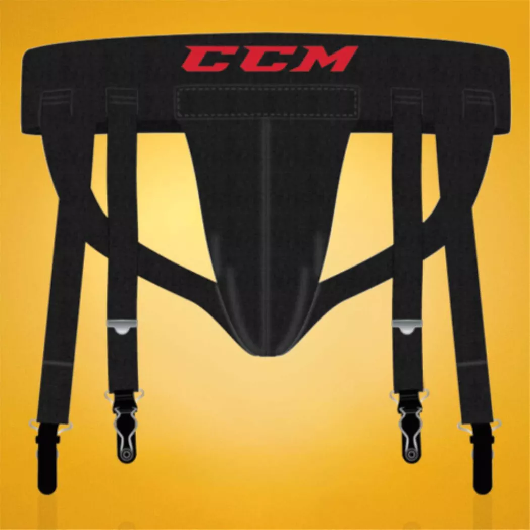 Suspensor z paskami CCM Jock Combo JR BKRD