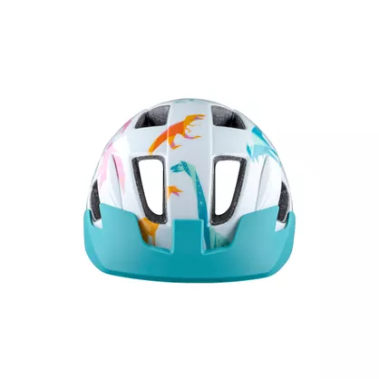 Kask dziecięcy Lazer Lil Gekko biały dinozaury