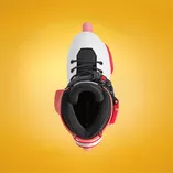 Rolki dziecięce Rollerblade Apex platynowo-koralowe