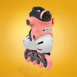 Rolki dziecięce Rollerblade Apex platynowo-koralowe