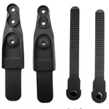 Zestaw dolnych klamer FR Double Strap stara wersja czarny S ze śrubami L+P