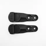 Zestaw dolnych klamer FR Double Strap stara wersja czarny S ze śrubami L+P