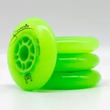 Kółka do rolek FR Downtown Emperor 100mm/85a zielone (4 szt.)