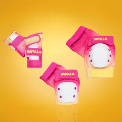 Ochraniacze Impala Protective Set różowo-żółte (3 pak)