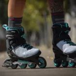 Rolki Rollerblade Zetrablade Elite W czarno-turkusowe